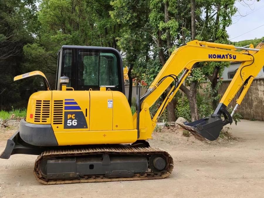 Ιαπωνία Χρησιμοποιούμενη εκσκαφέας Komatsu προς πώληση Δεύτερο χέρι PC56-7 Jindongyu Μηχανήματα