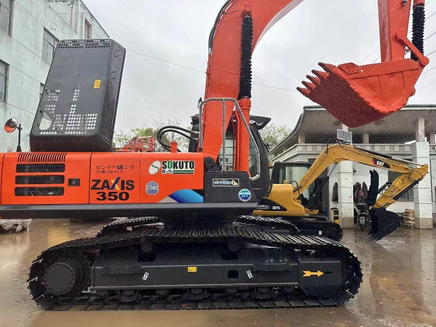 Ιαπωνία Χρησιμοποιούμενη εκσκαφέας Hitachi για πώληση Δεύτερο χέρι ZX350 Jindongyu Μηχανήματα